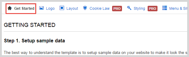 Run sample data installer